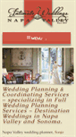 Mobile Screenshot of intimateweddingsnapavalley.com